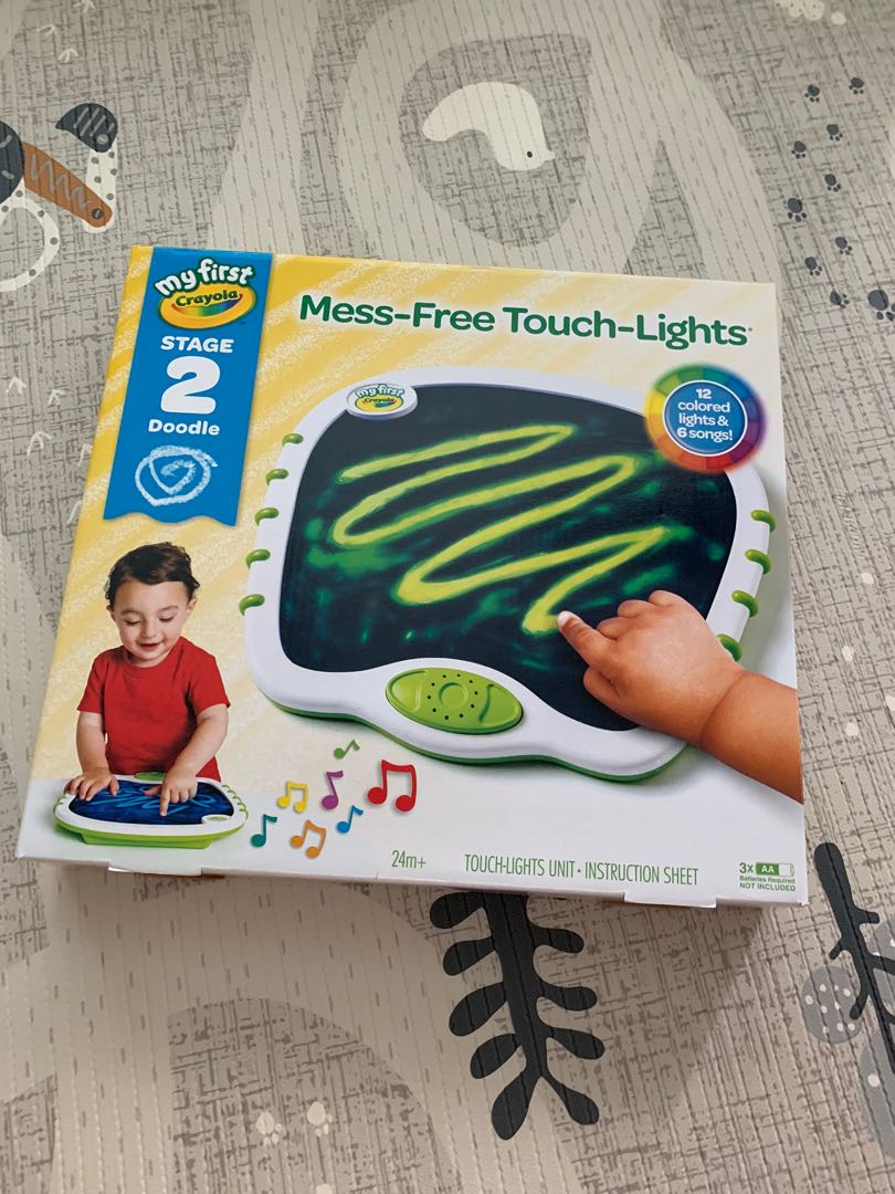 Crayola mess free touch lights, Babies & Kids, Infant Playtime on Carousell