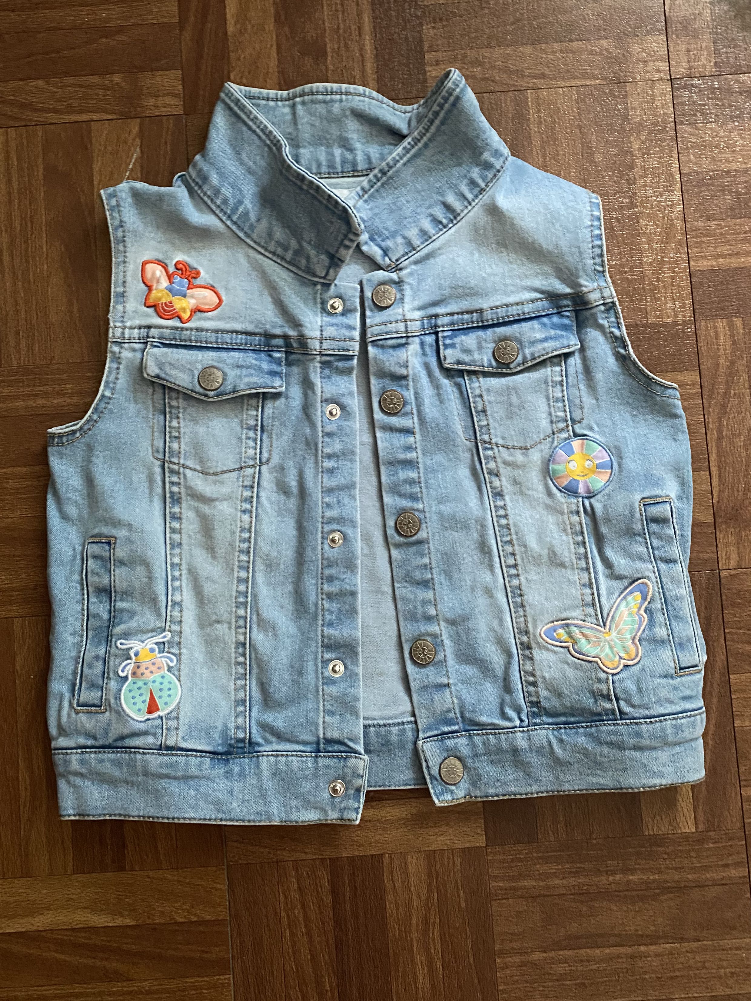 baby denim vest