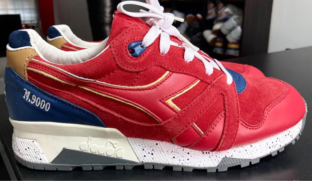 diadora red sneakers