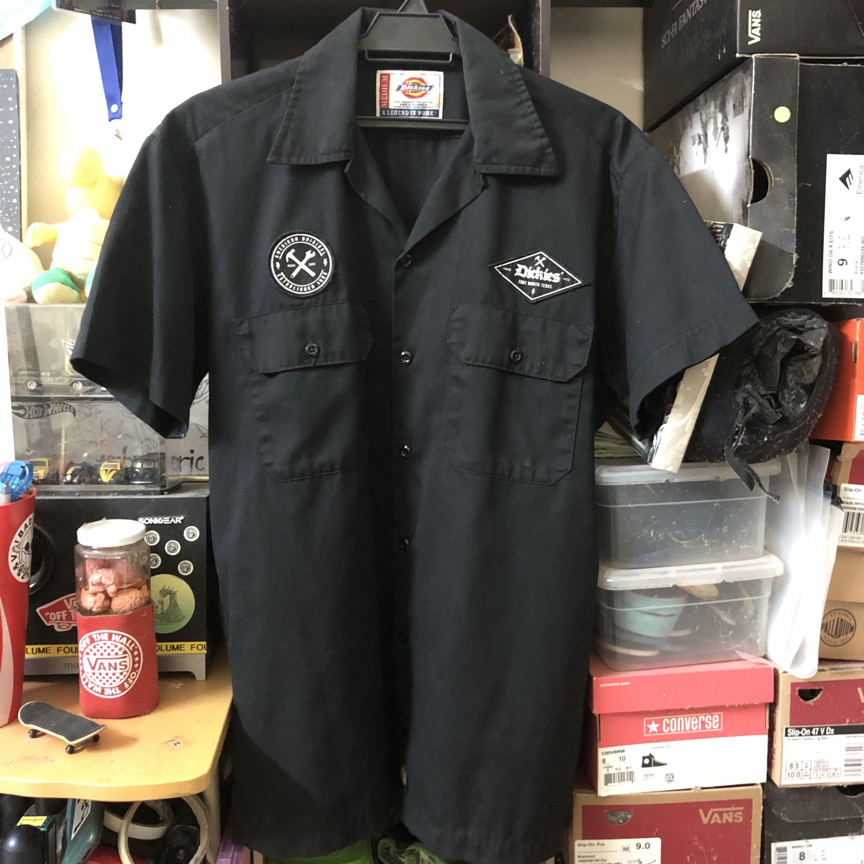 Dickies work shirt with patch clearance