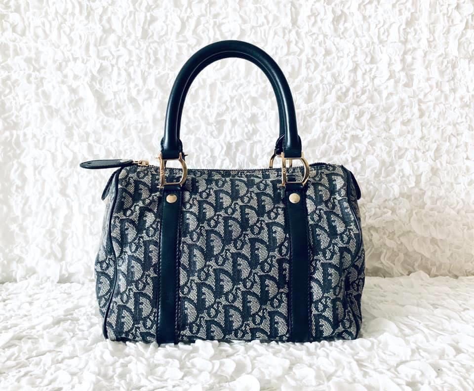 DIOR TROTTER OBLIQUE BOSTON 25, Luxury, Bags & Wallets on Carousell