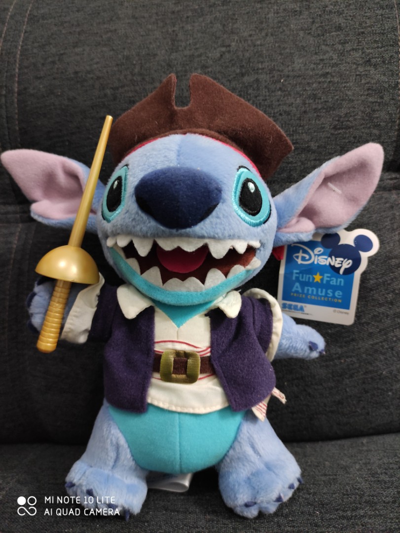 Disney Fun Fan Amuse Pirate Stitch Stuffed Toy, Hobbies & Toys, Toys