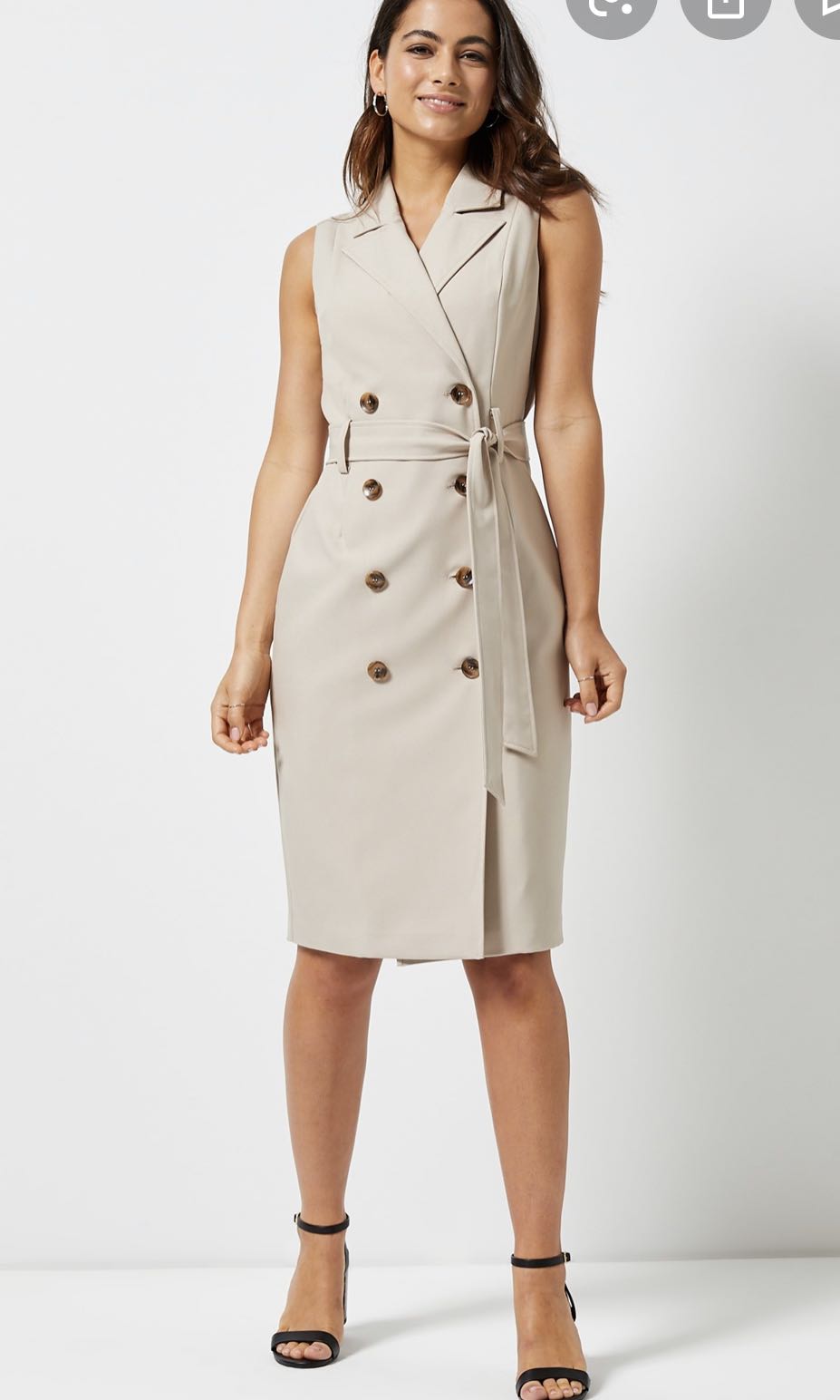 Dorothy perkins shop khaki dress