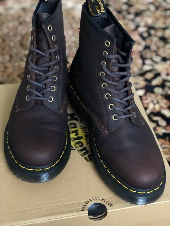 Dr Marten 1460 Cocoa Men s Fashion Footwear Boots on Carousell