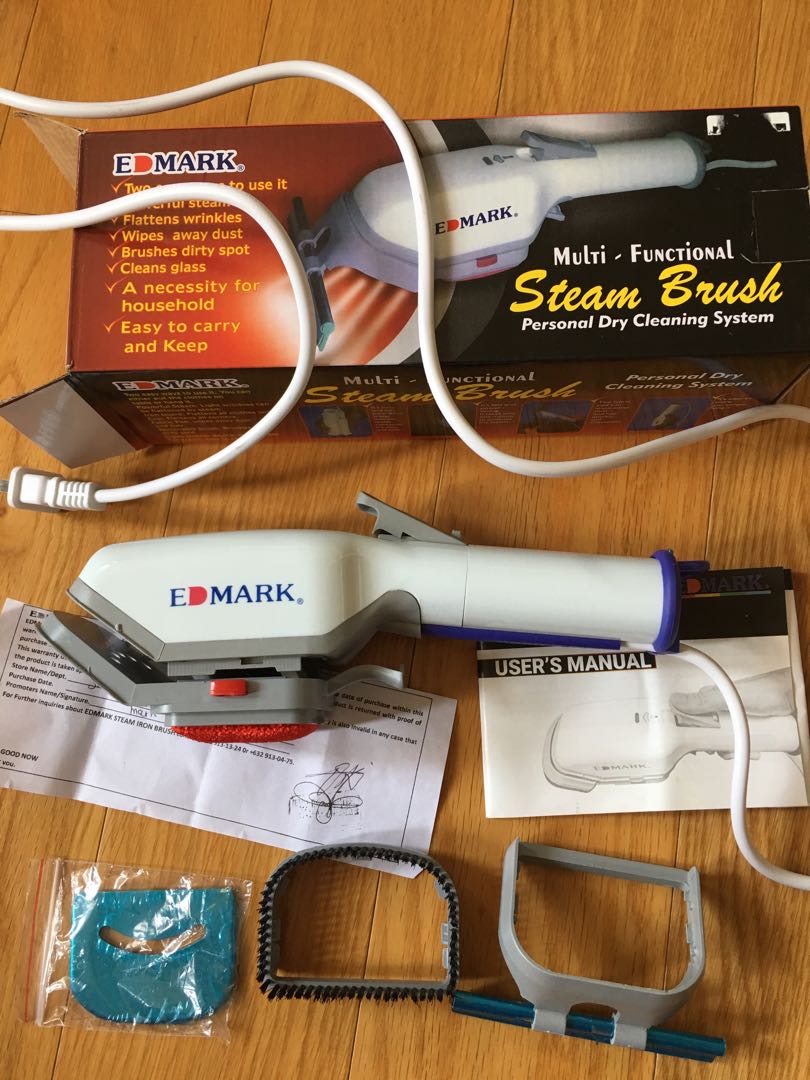 NEW Edmark Steam Brush Furniture Home Living Cleaning