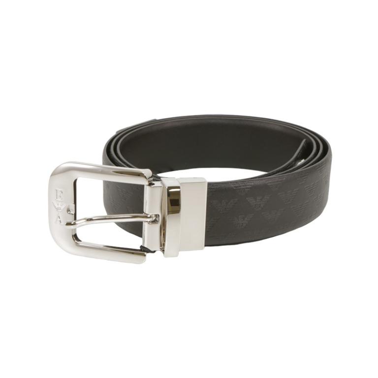 armani embossed belt