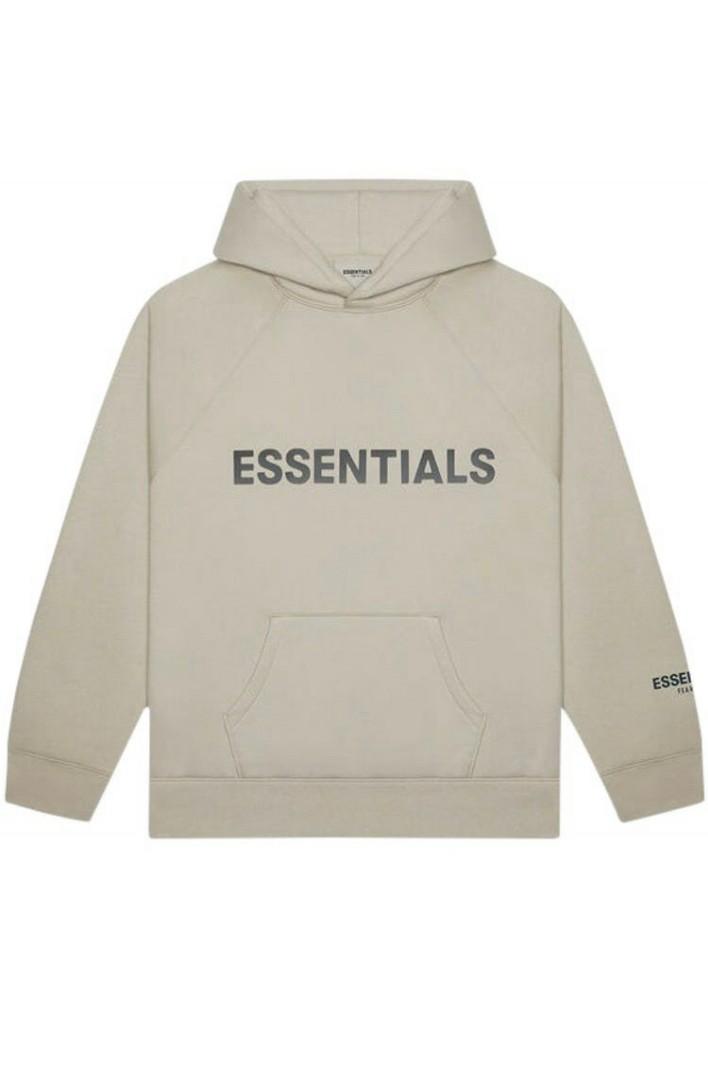 Fear of God Essentials Pullover Hoodie Sweatshirt Sycamore SS23 Size X-Large