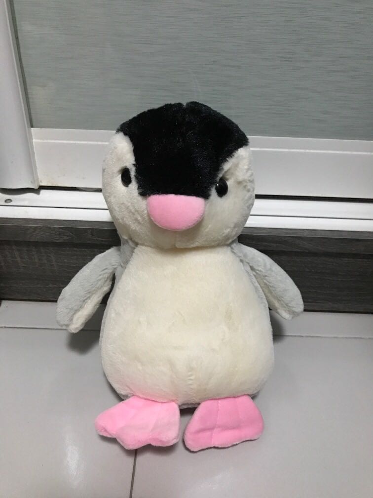 fluffy penguin toy