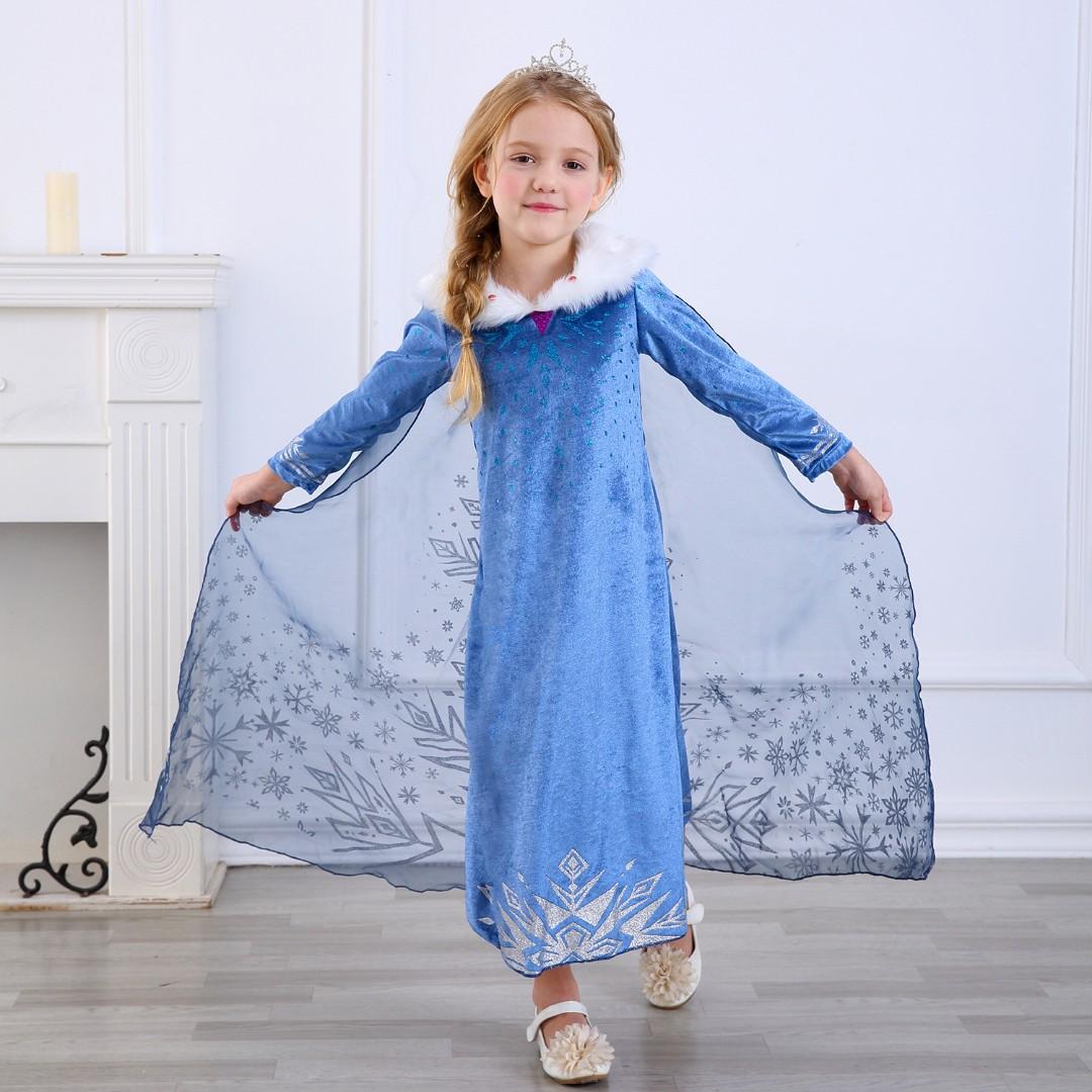Elsa nightgown with cape deals