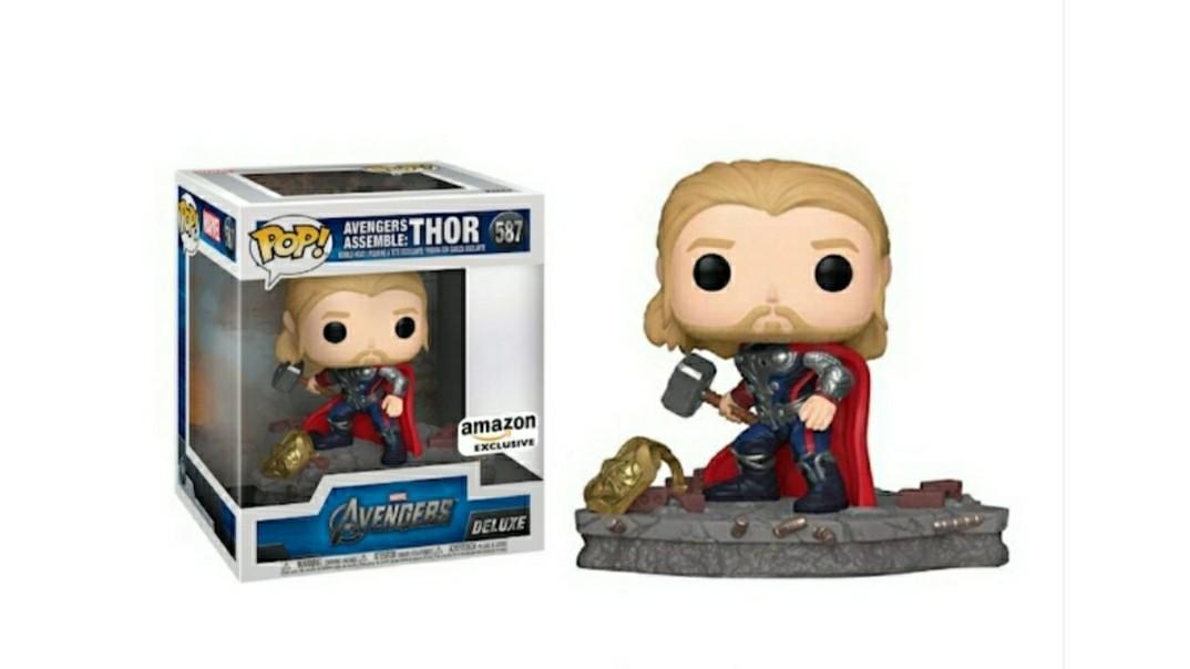 Funko Pop Marvel Avengers Assemble Thor Toys Games Bricks Figurines On Carousell