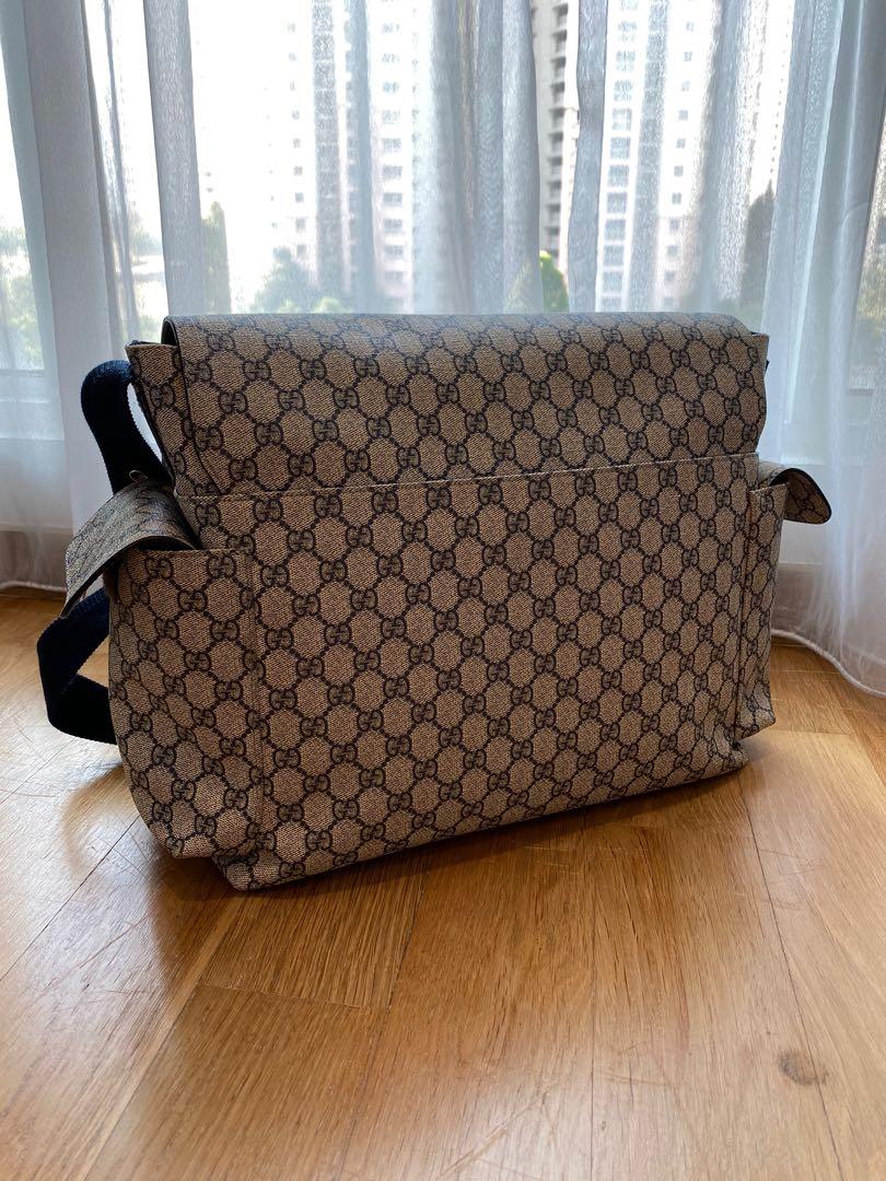 Genuine Gucci Baby Diaper Bag, Luxury, Bags & Wallets on Carousell