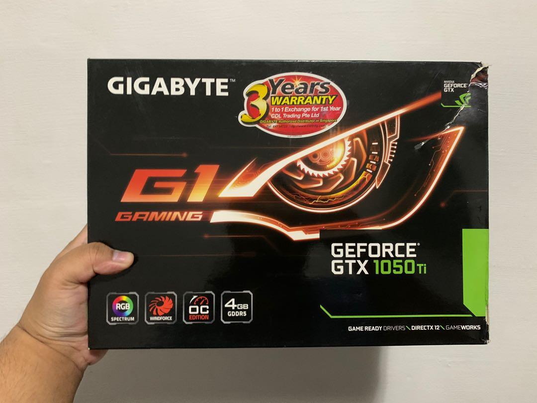 Gigabyte gtx 1050ti best sale g1