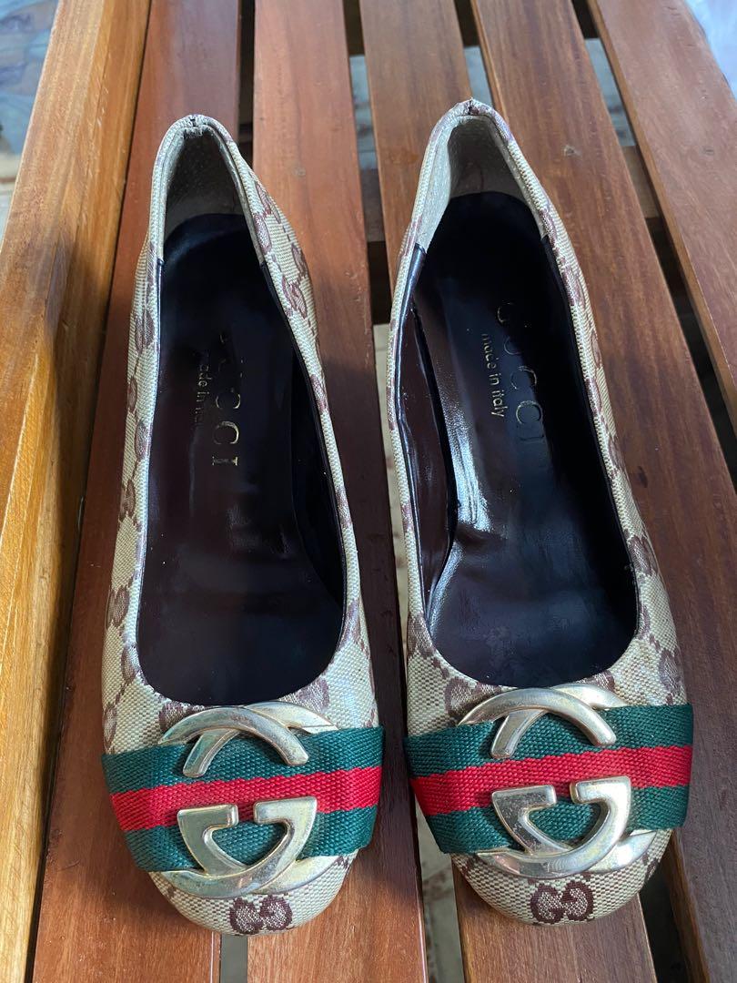 plaid gucci shoes