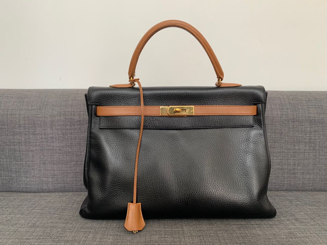 Hermes kelly 35 bicolor two tone Luxury Bags Wallets on Carousell