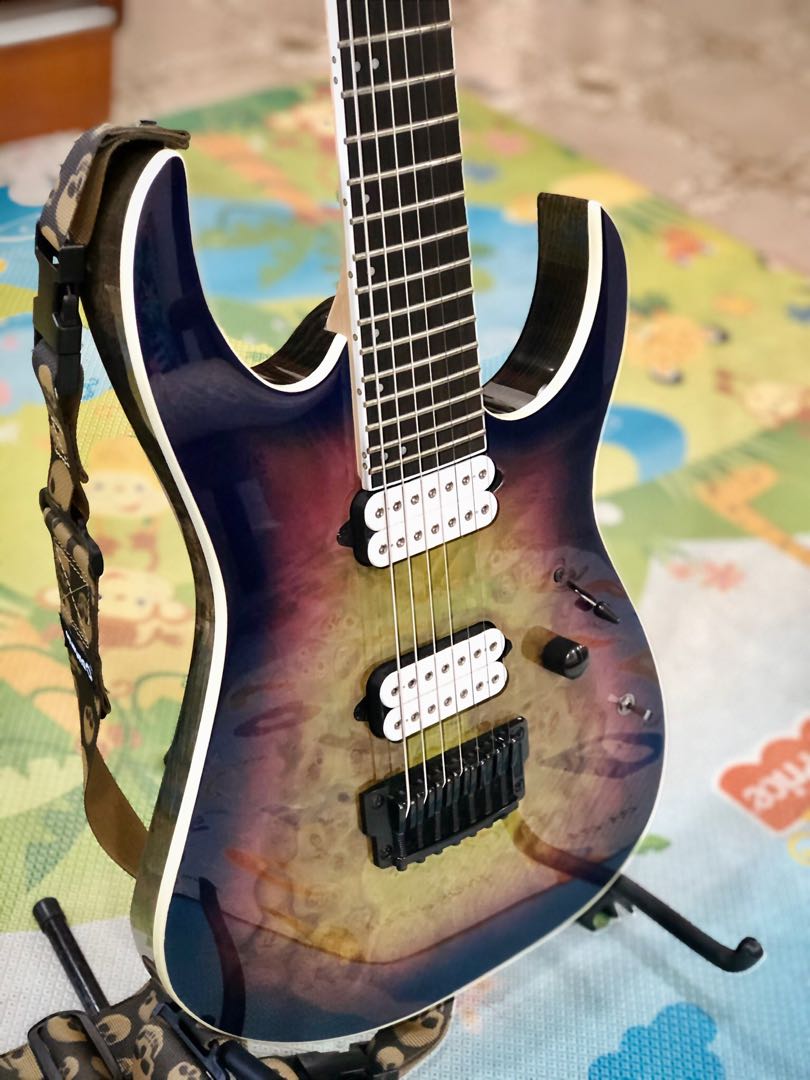 Ibanez RGIX7 Iron Label, Hobbies & Toys, Music & Media ...