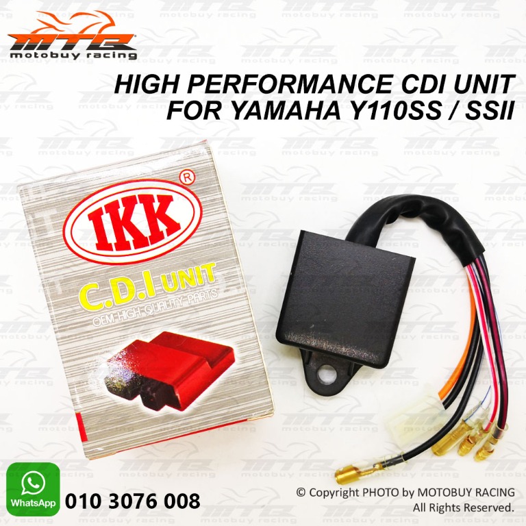 IKK HIGH PERFORMANCE CDI UNIT FOR YAMAHA Y110SS / SSII, Auto ...