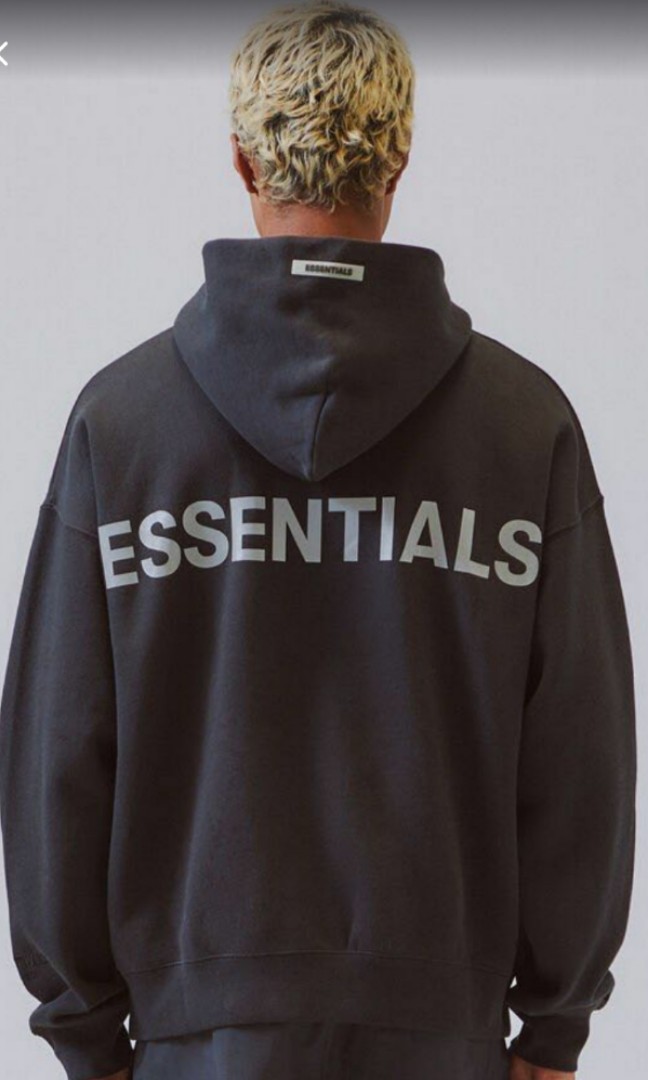 essentials graphic pullover hoodie