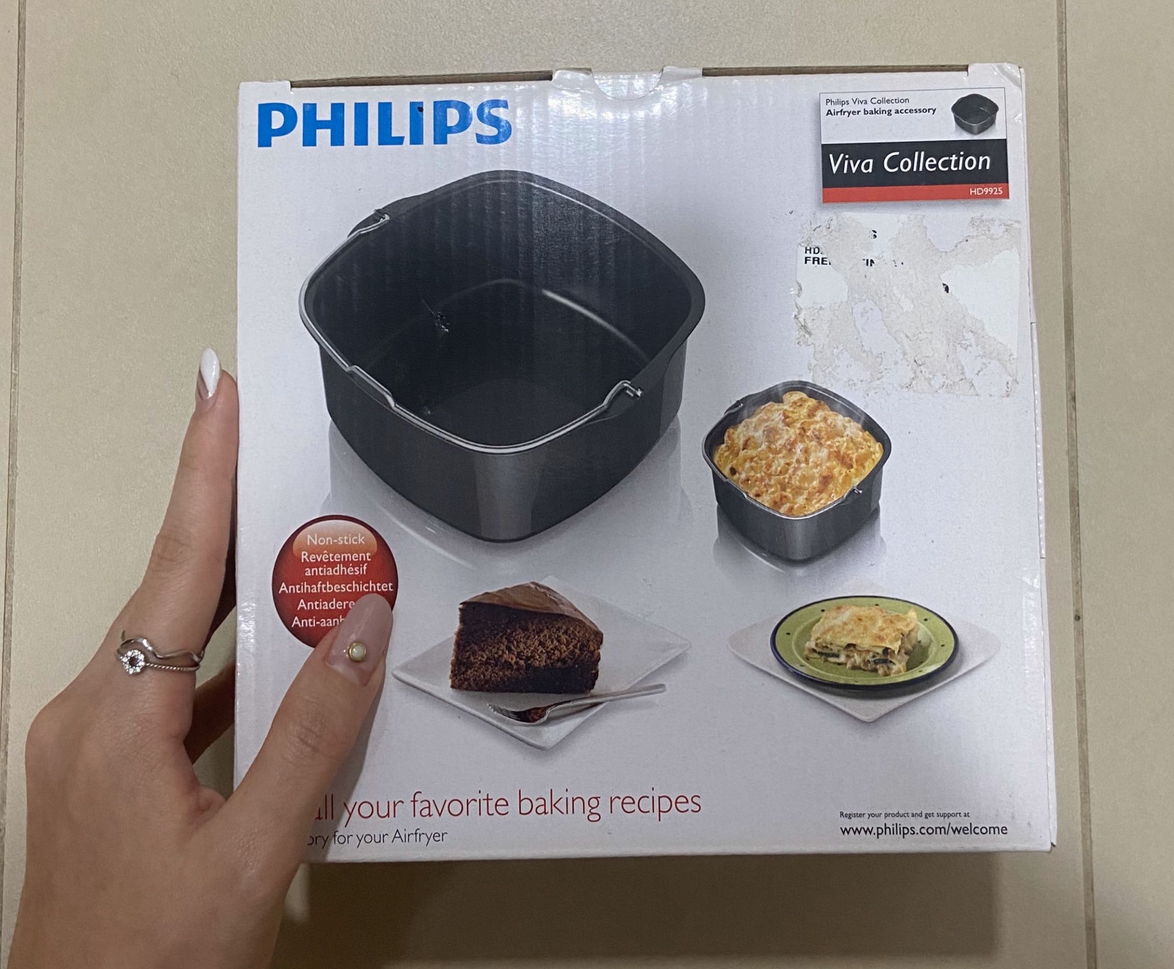[Instock] Philips Airfryer Baking Tray, Home Appliances, Kitchenware on