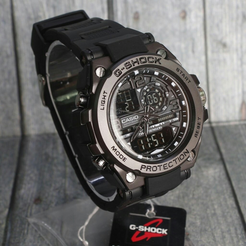 Jam Tangan G ShockG Shock GST 8600 Hitam 2 BAYAR DI TEMPAT Fesyen Pria Jam Tangan di Carousell