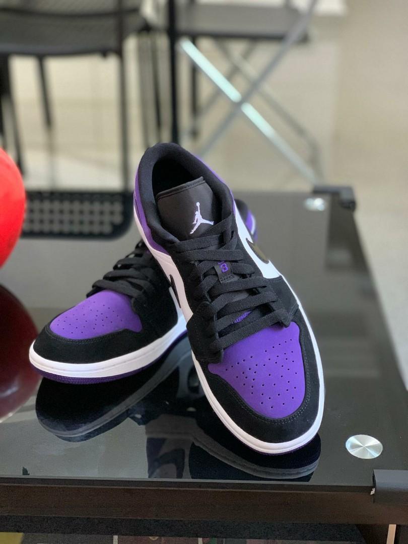 Purple black retro 1 sale