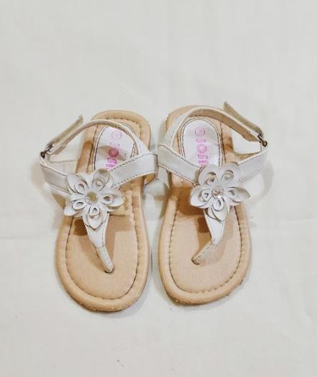 white sandals with backstrap
