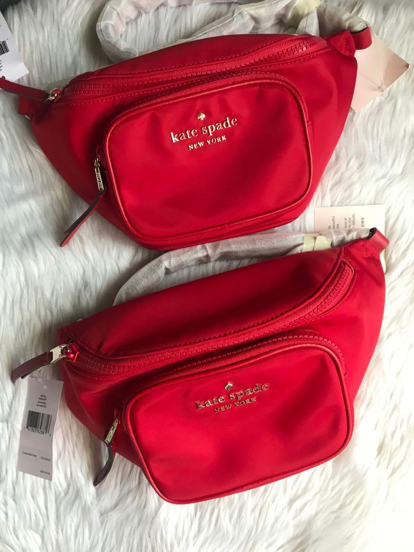 Kate spade red belt clearance