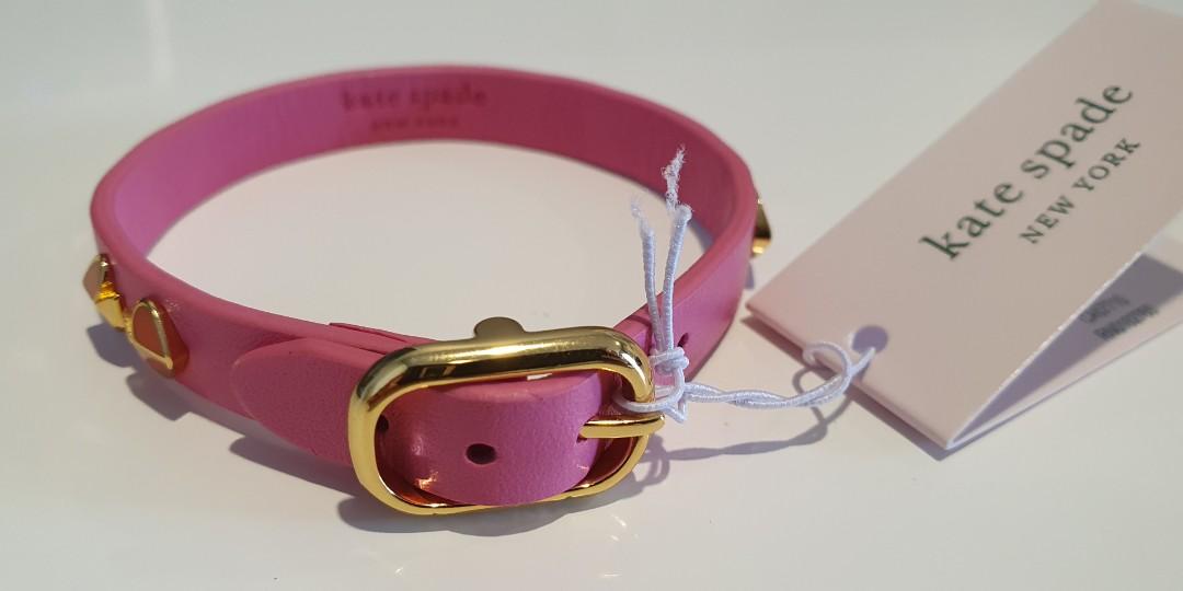 Kate Spade Leather Bracelet, Luxury, Accessories on Carousell