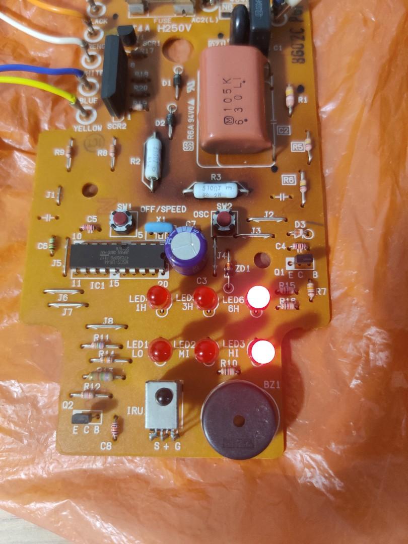 KDK Wall Fan PCB board M40MS, P40MS, A40MS, KC4GR etc, Furniture