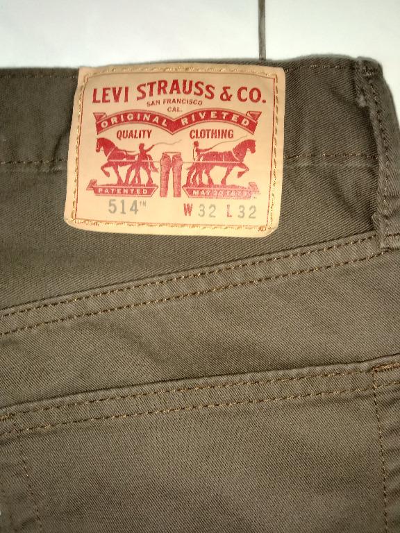 Levis 514 brown sales
