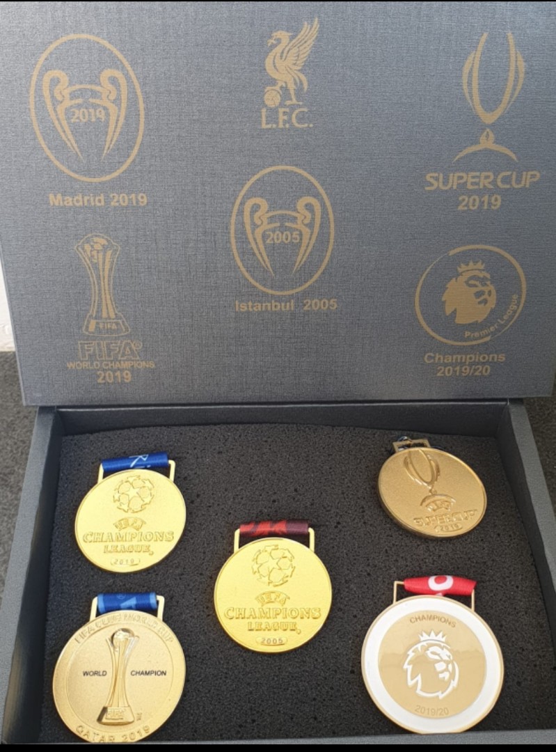Liverpool fc premier league medal clearance