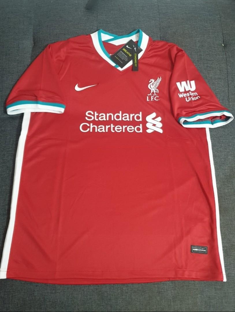 Liverpool 2020 21 Stadium Jersey Sports Sports Apparel On Carousell