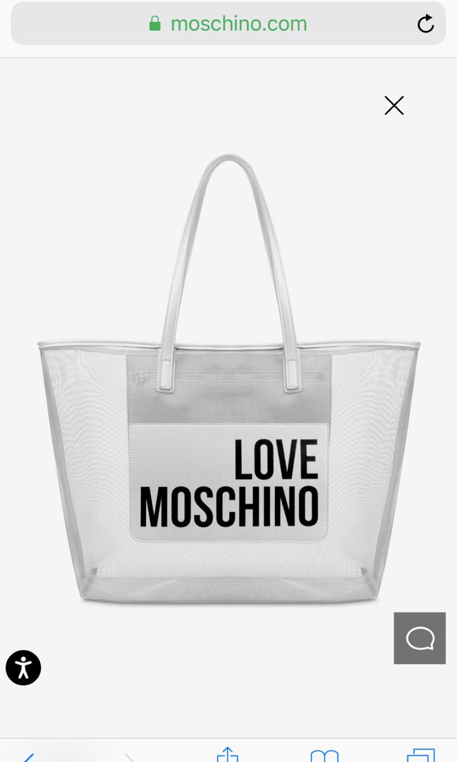 Love Moschino Clear Tote, 女裝, 女裝袋 
