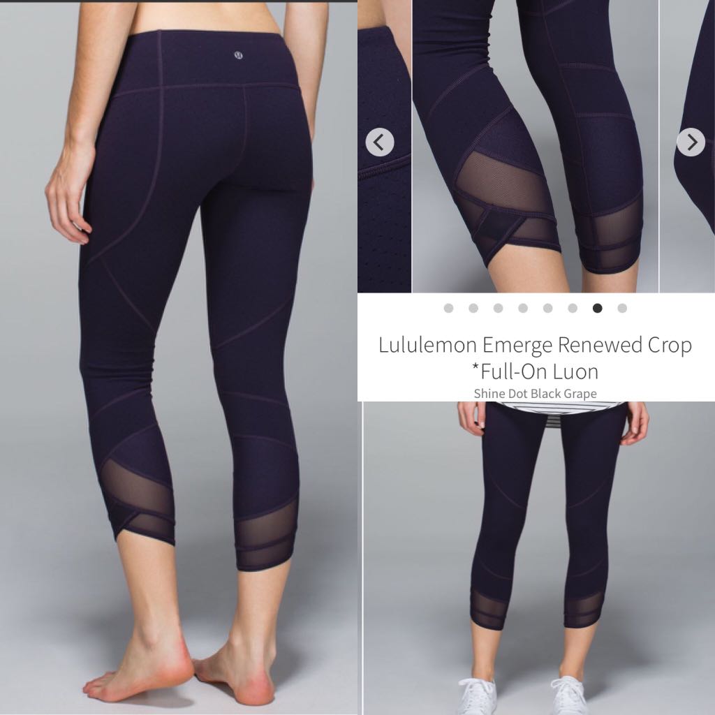 lululemon criss cross mesh leggings