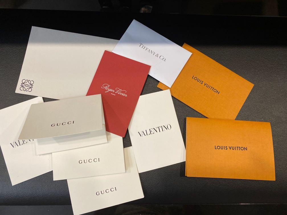 LV/gucci.. branded receipt holder, Luxury, Accessories, Others on Carousell