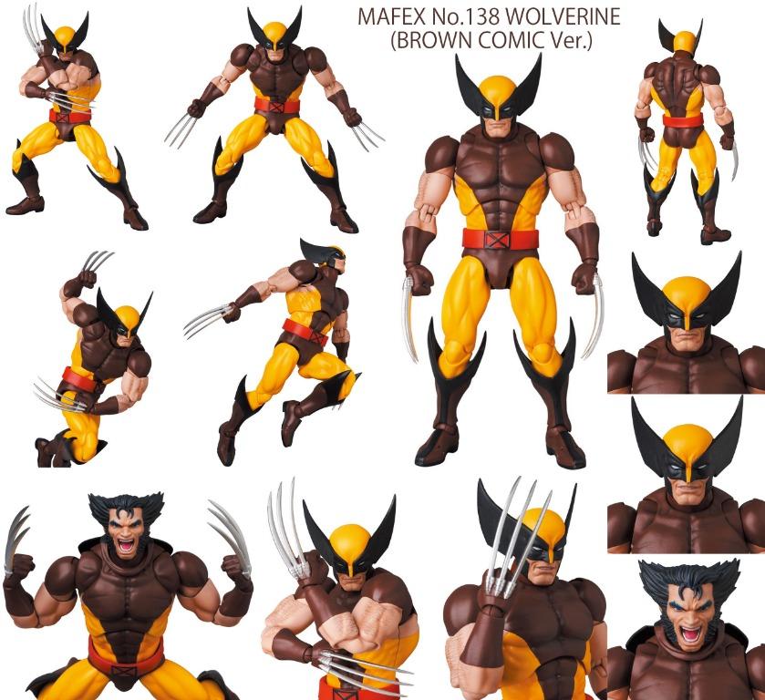 MAFEX No.138 WOLVERINE (BROWN COMIC Ver.), Hobbies & Toys