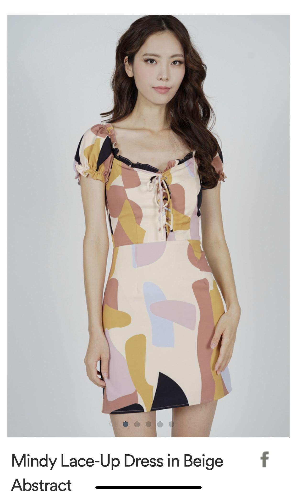 Mds mindy lace up dress Women s Fashion Dresses Sets Dresses on Carousell
