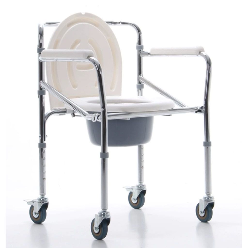 Medpro Foldable commode, Assistive Devices, Wheelchairs on Carousell