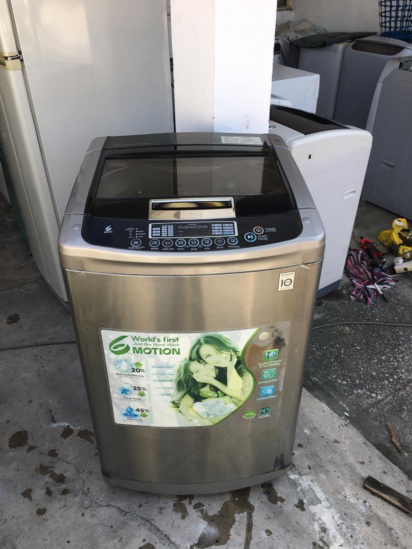 Mesin Basuh Washing Machine Lg Dd Inverter 10 5kg Kitchen Appliances On Carousell
