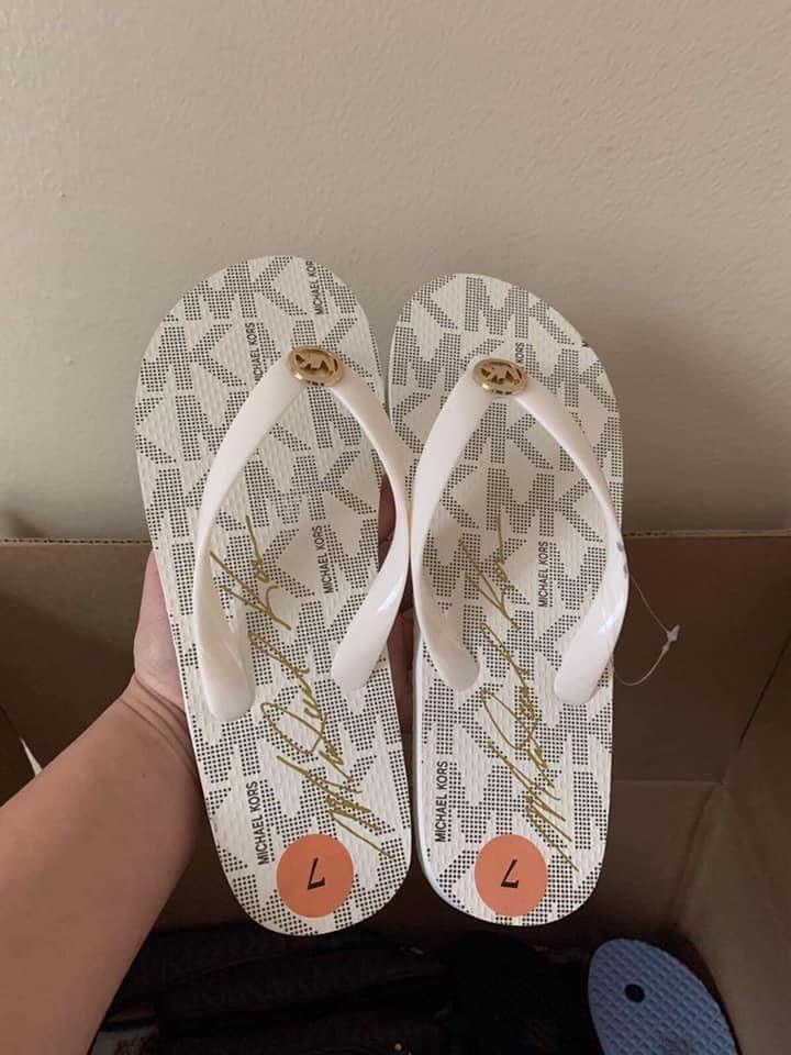 Mk slippers original hotsell price