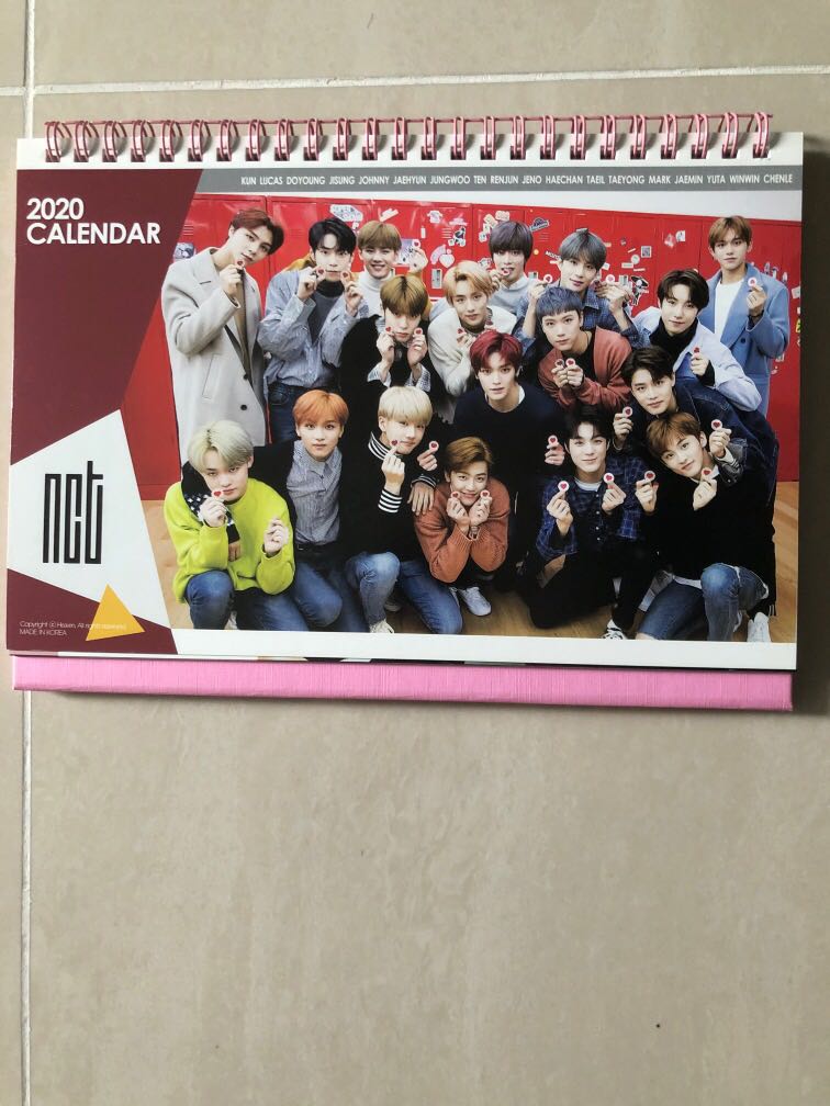 NCT Calendar, Hobbies & Toys, Memorabilia & Collectibles, KWave on