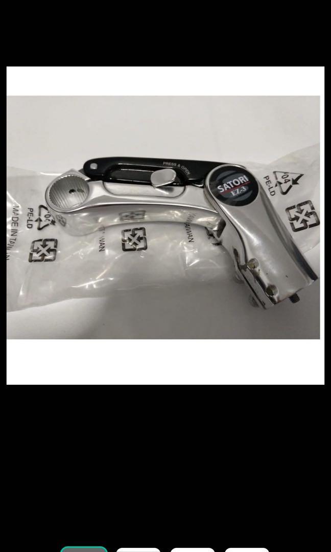 New Zoom Satori Ez 3 Adjustable Stem 28 6 110 25 4mm Silver Bicycles Pmds Parts Accessories On Carousell