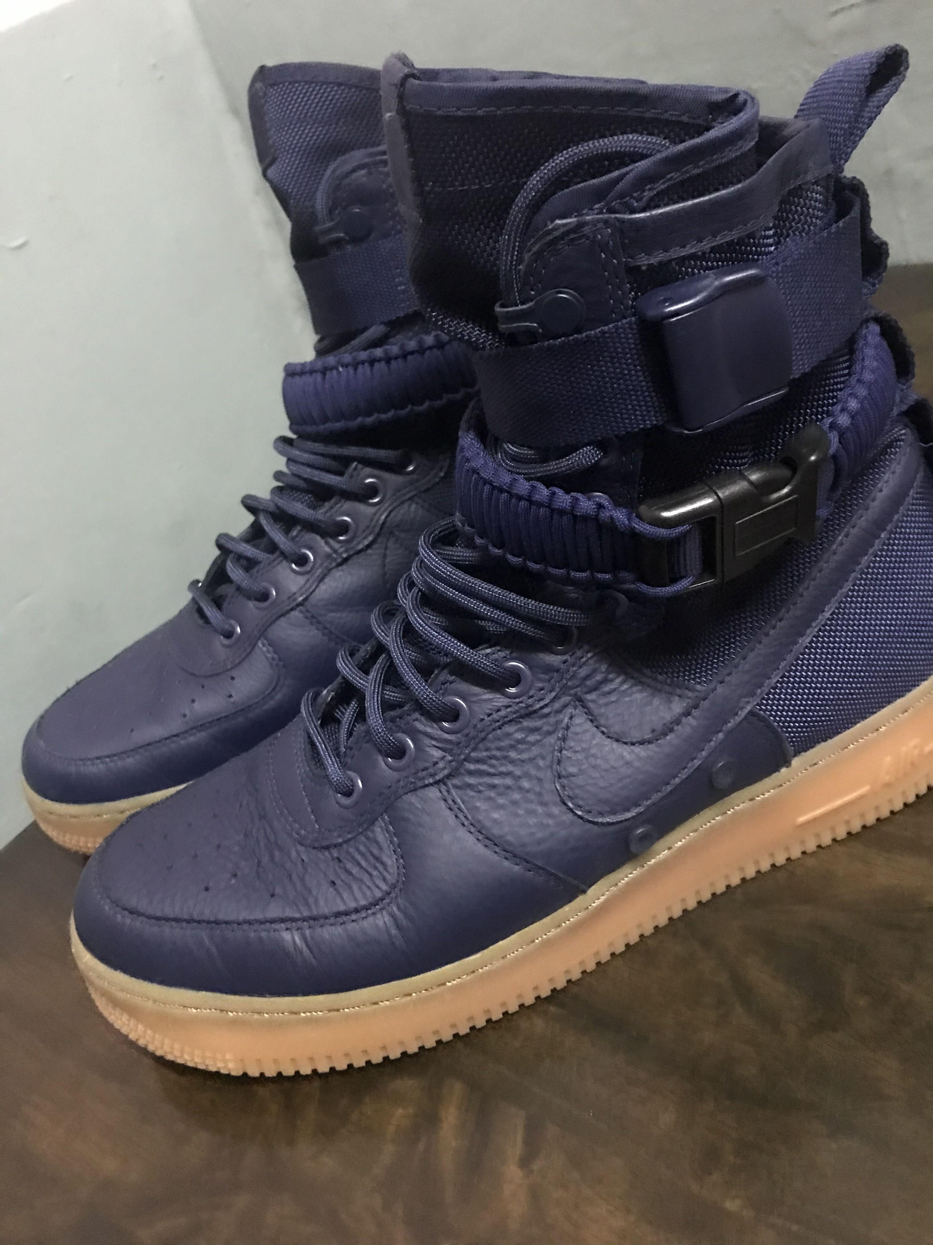 Nike SF Air Force 1 High Navy Gum, Men 