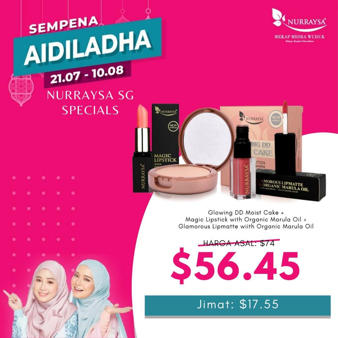 Nurraysa (Category: Makeup) located in Singapore. Submitted by mazilact007 (Listing ID 1023906926, Image 3). Description: halal product.mesra solat.