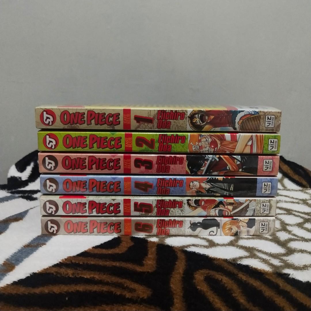 One Piece Volumes 1 6 By Eiichiro Oda Hobbies Toys Books Magazines Comics Manga On Carousell