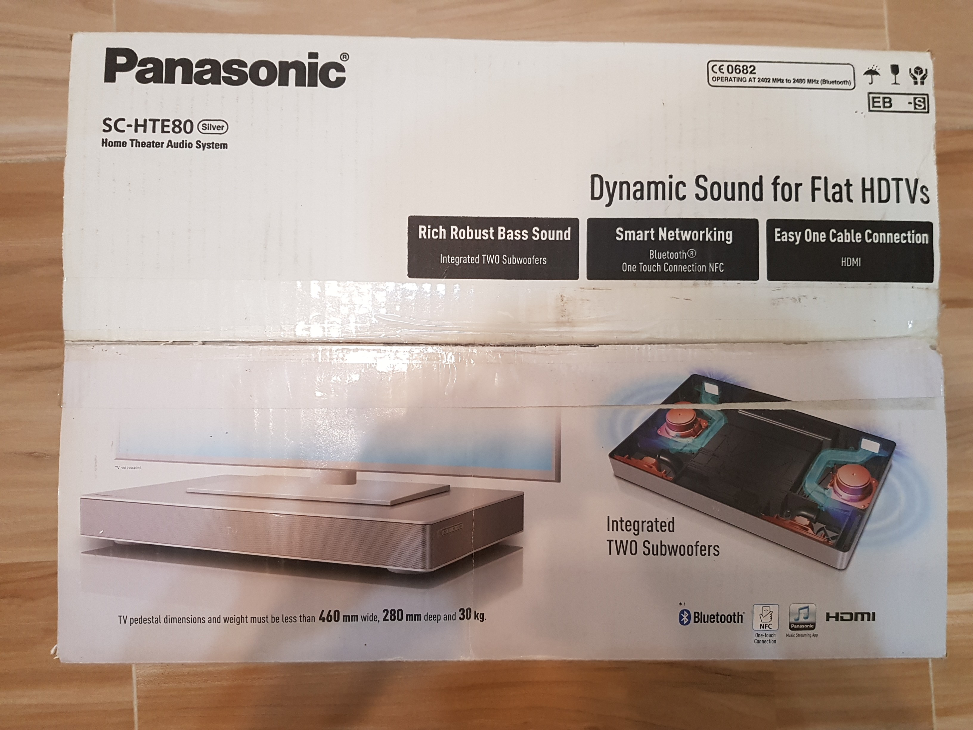 Panasonic SCHTE80 Home Theater Audio System, 電子產品, 錄音器材 Carousell