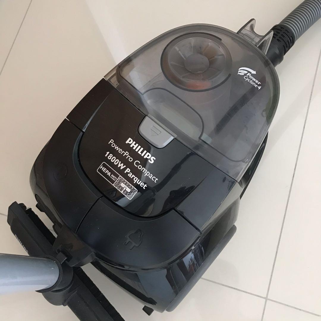 Philips PowerPro Compact 1800W Vacuum Cleaner (Parquet Safe), TV & Home .