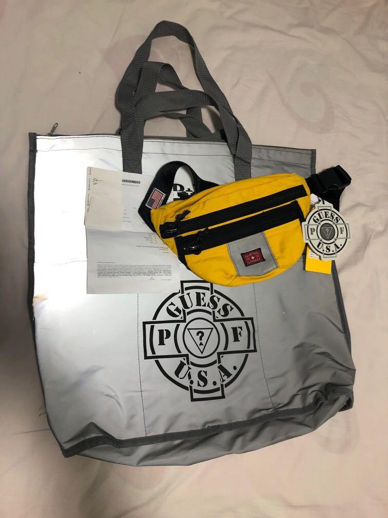 Places Faces X Guess: The Latest Collaboration Date Places+Faces x Guess, Men's Fashion, Bags, Backpacks on Carousell
