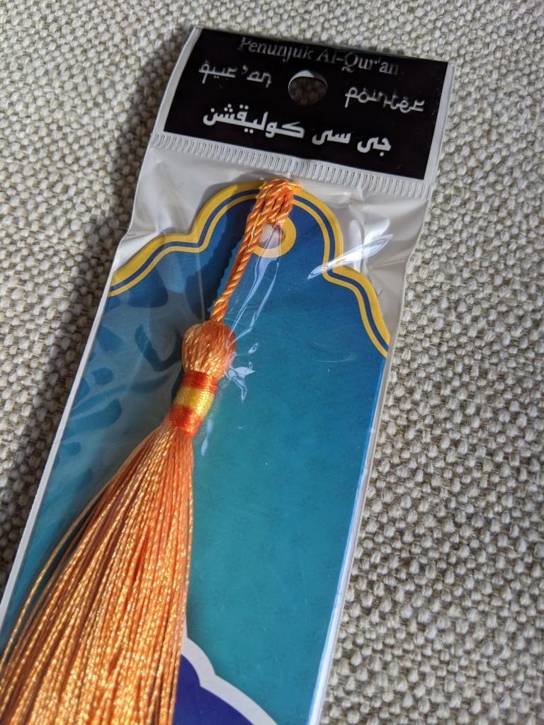 Plastic Quran Pointer (Category: Stationery & School Supplies) located in Singapore. Submitted by jc_collections (Listing ID 1024012798, Image 3). Description: Plastic Quran Pointer used for reading the Quran or Iqra. Can be used for kids learning phonics / reading as well. Comes in a set of 3 pointers and a bookmark. Great as a small token / gift. Available for wholesale purchase with special price. PM for more info. #Islamic product #Islamic Gi