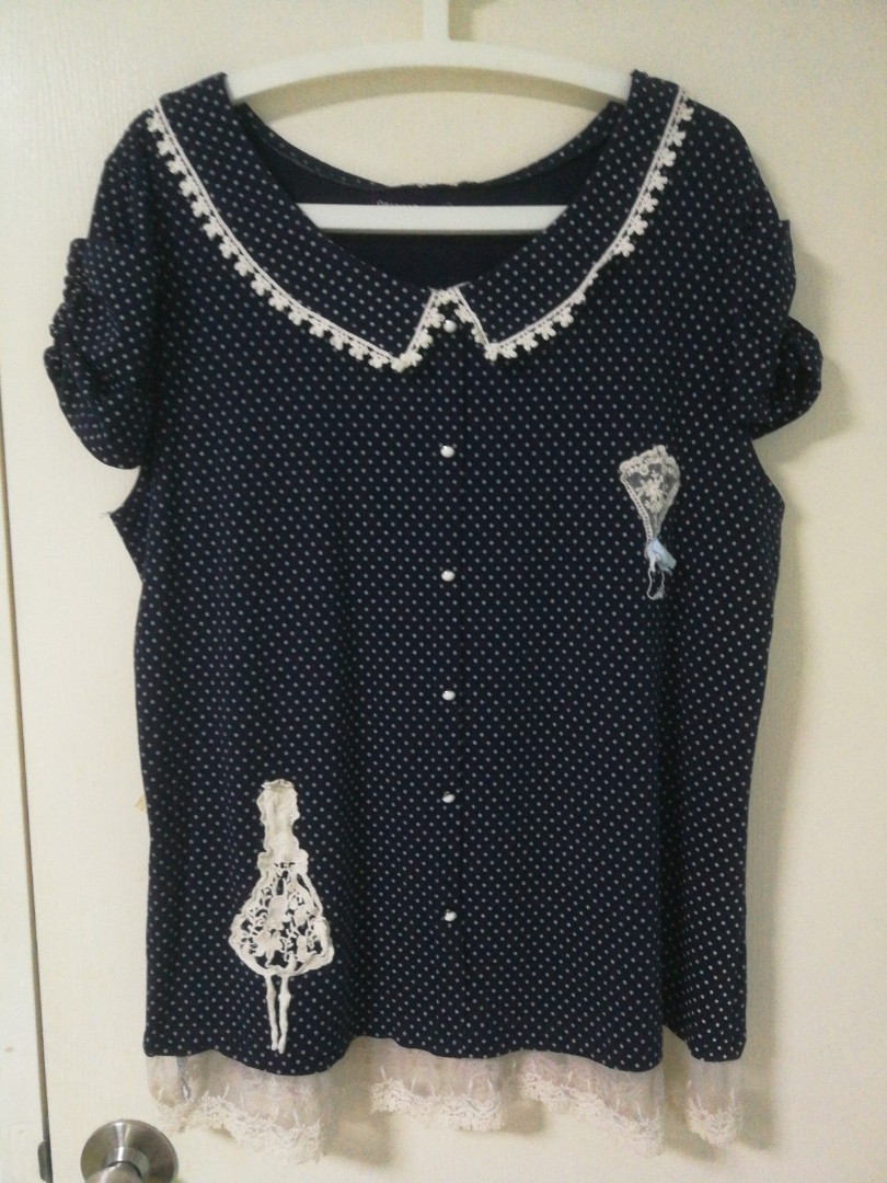 next polka dot top