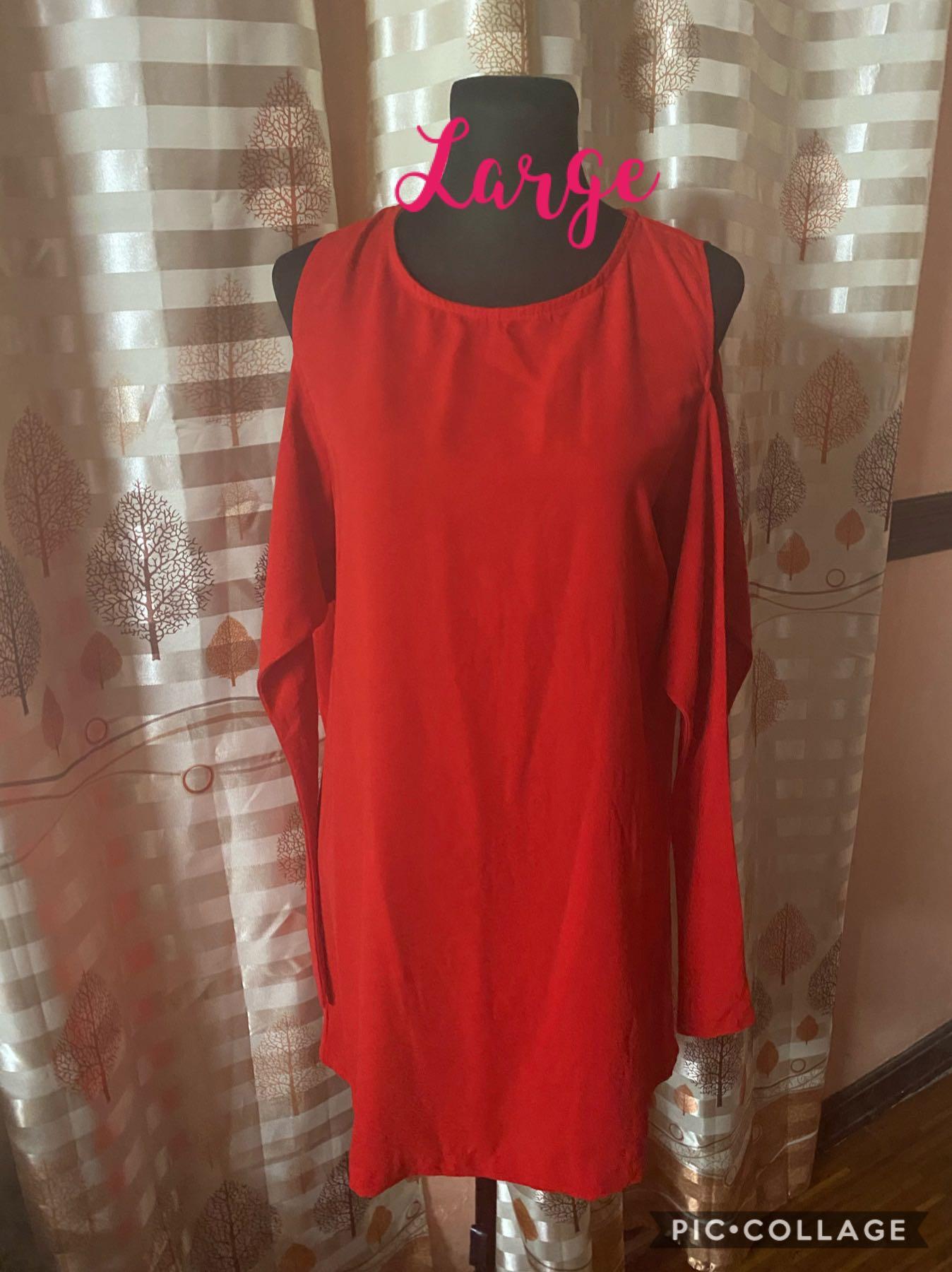 red dress tops